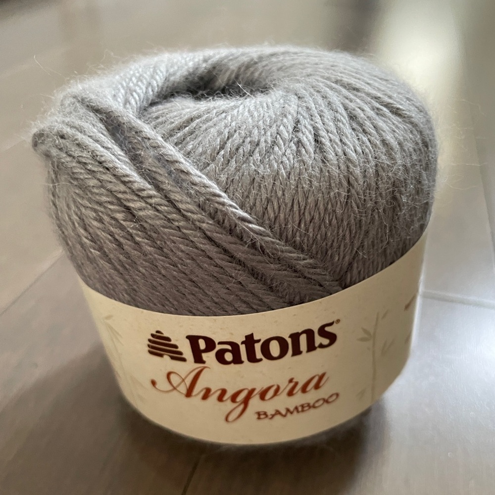 Patons Angora Bamboo Yarn - Gray